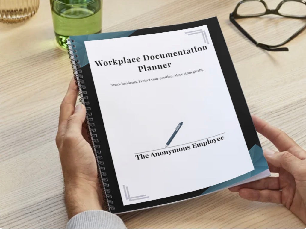 Workplace Documentation Planner™ | Protect Your Job & Paper Trail Tool