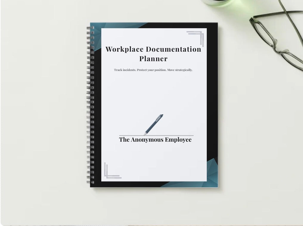 Workplace Documentation Planner™ | Protect Your Job & Paper Trail Tool