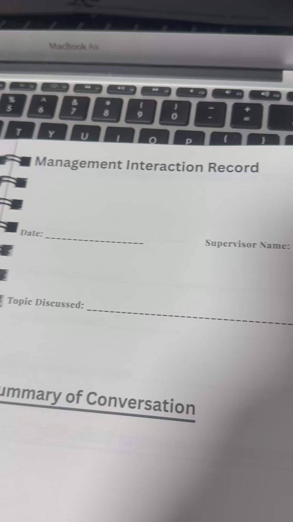 Workplace Documentation Planner™ | Protect Your Job & Paper Trail Tool