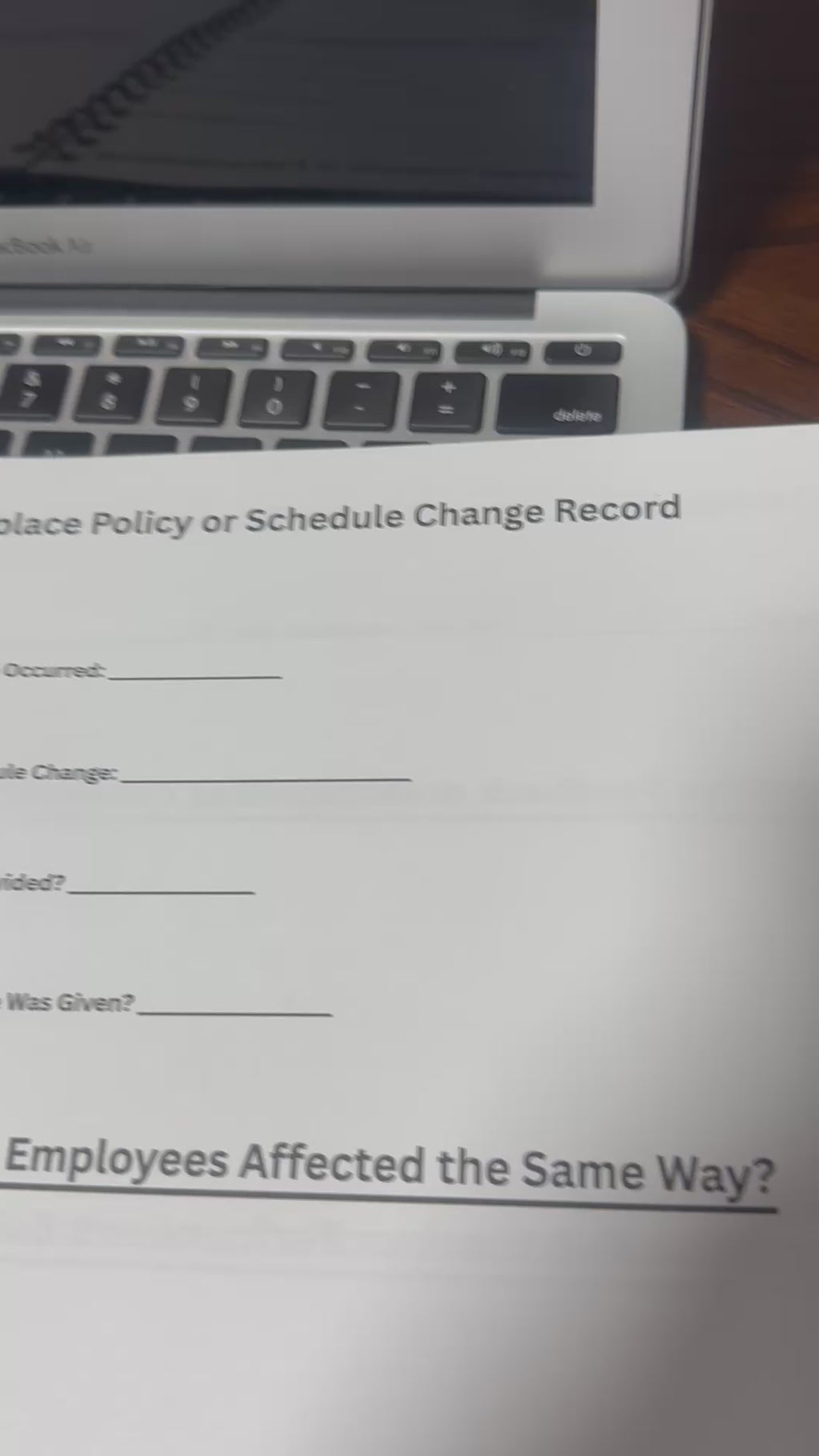Workplace Documentation Planner™ | Protect Your Job & Paper Trail Tool